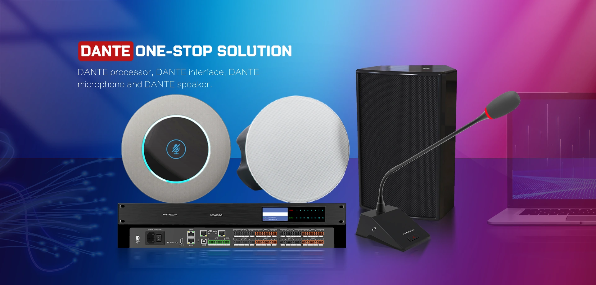 China Dante Audio Manufacturer