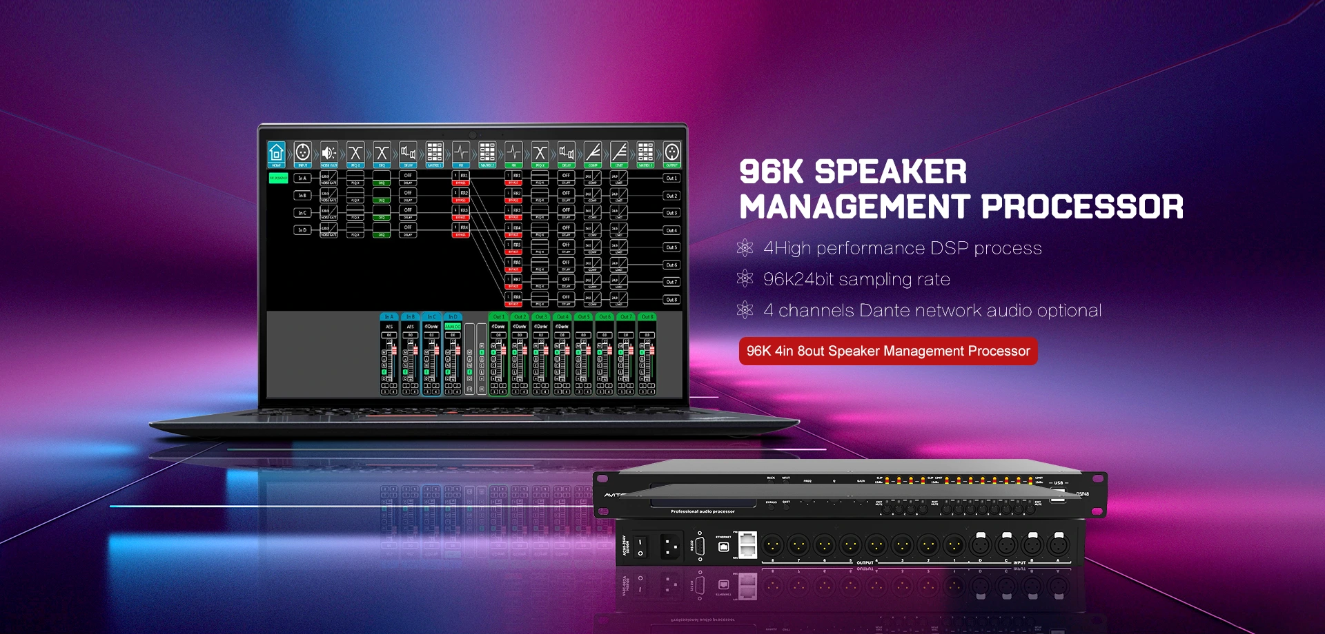 Sinis Dantes Network Audio Processor Factory
