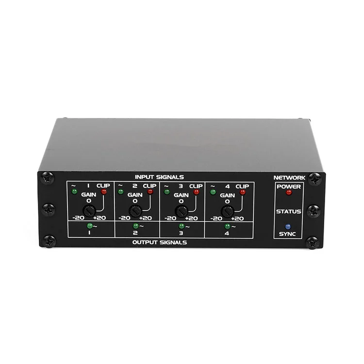 Cur elige 4 Mic et Line Inputs Dantis Interface?