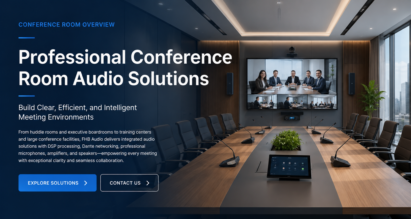 Conference Conference Room Audio Solutions