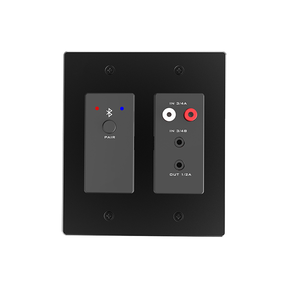 Dantes IV CH Bluetooth Wall Plate Network Audio interface